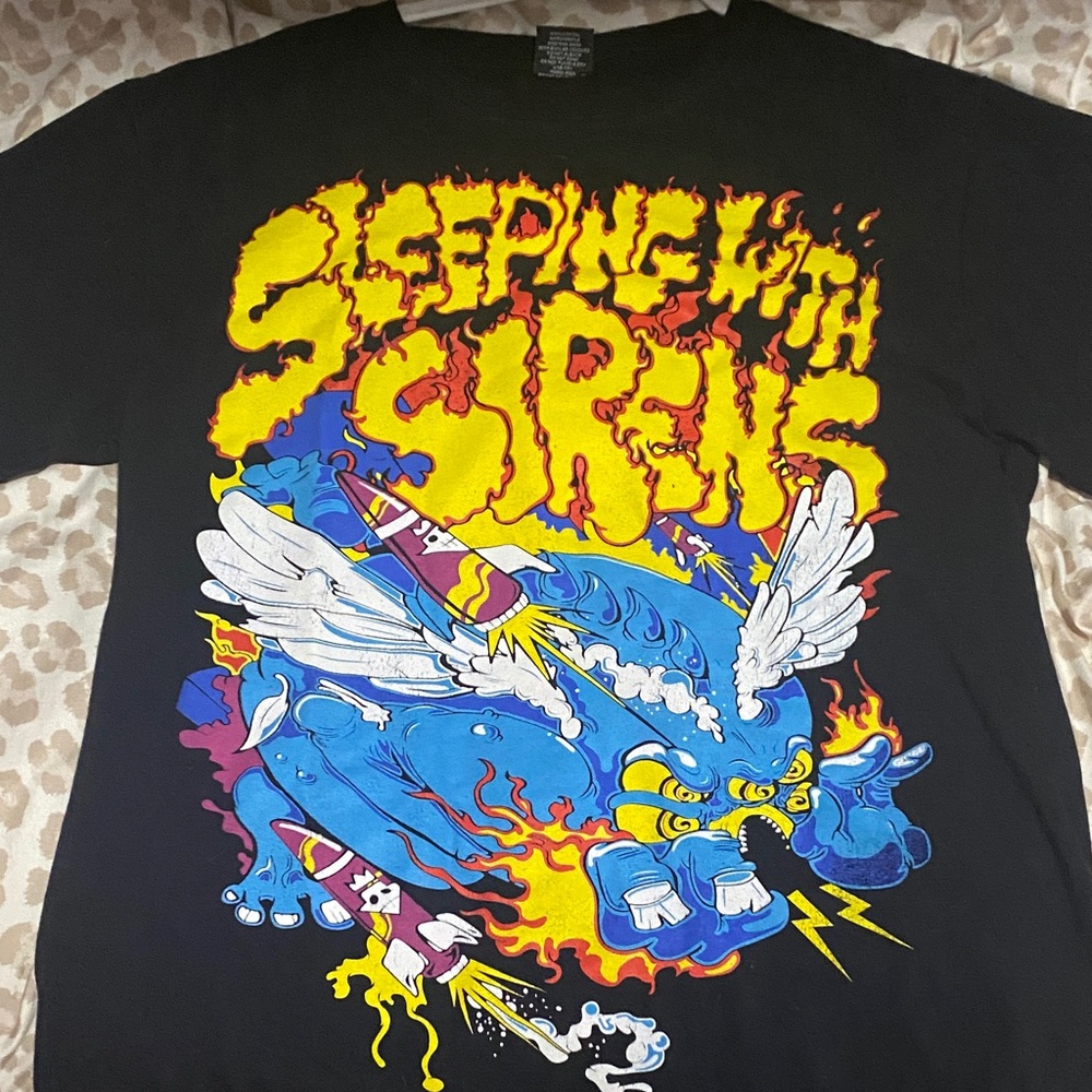 Vintage sleeping with sirens band shirt